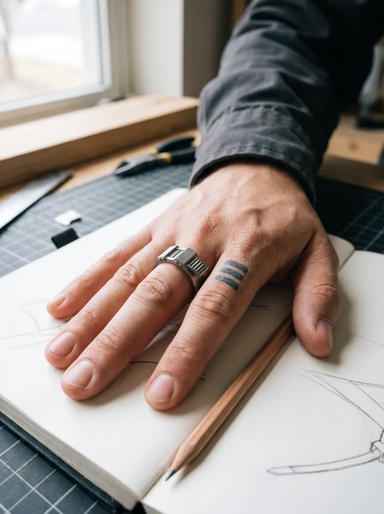 Bague Grip, vue 3
